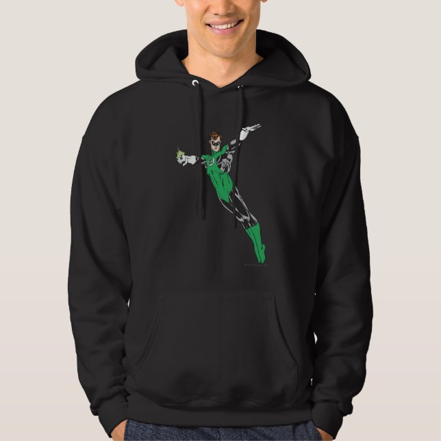 Green Lantern Fly Up Hoodie (Front)
