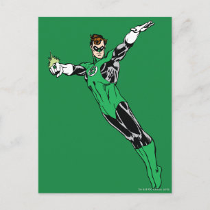 Green Lantern Fly Up Postcard