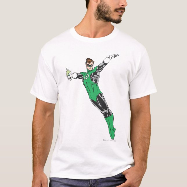 Green Lantern Fly Up T-Shirt (Front)