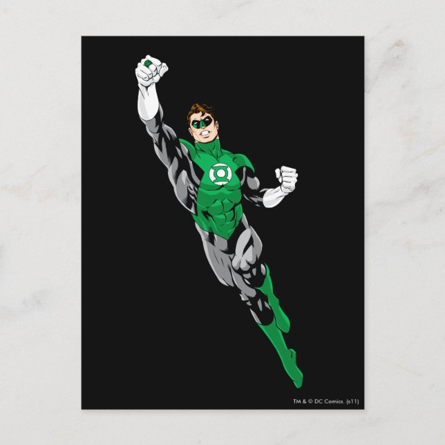 Green Lantern  - Flying Up Postcard (Front)