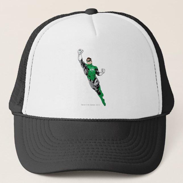 Green Lantern  - Flying Up Trucker Hat (Front)