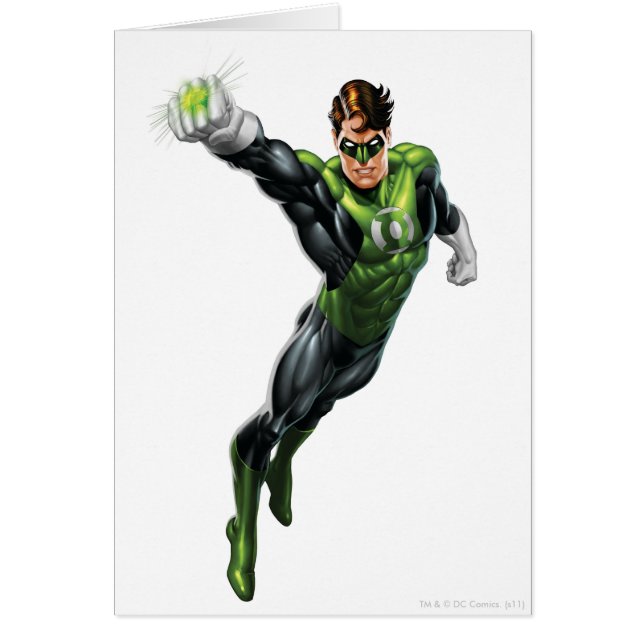Green Lantern - Fully Rendered,  Arm out (Front)