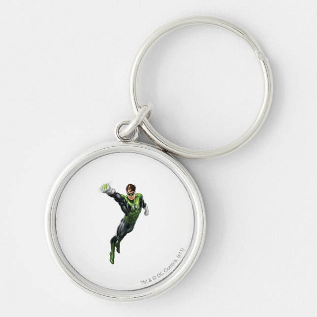 Green Lantern - Fully Rendered,  Arm out Key Ring (Front)