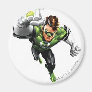 Green Lantern - Fully Rendered, Arm Raise Magnet