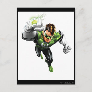 Green Lantern - Fully Rendered, Arm Raise Postcard
