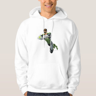 Green Lantern - Fully Rendered,  Both arms forward Hoodie