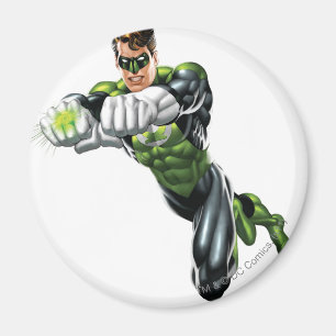 Green Lantern - Fully Rendered,  Both arms forward Magnet