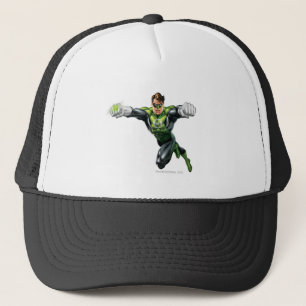 Green Lantern - Fully Rendered, Looking Forward Trucker Hat