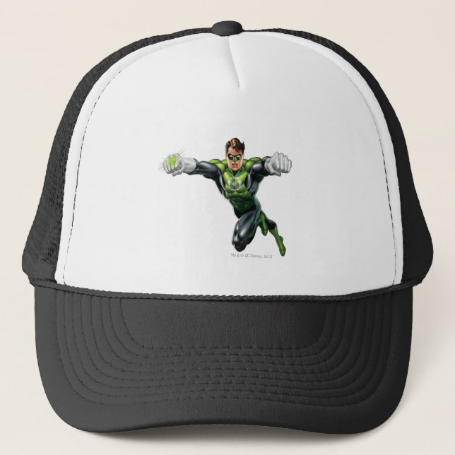 Green Lantern - Fully Rendered,  Looking Forward Trucker Hat (Front)