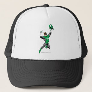 Green Lantern - Fully Rendered, with lantern Trucker Hat