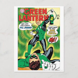 Green Lantern - Get Off this Earch Hal Jordan Postcard