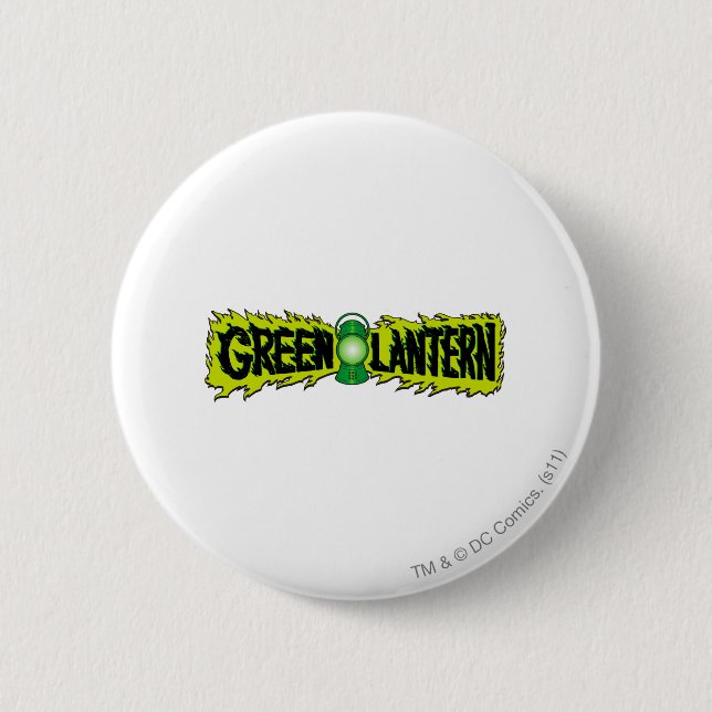 Green Lantern - Glowing Lantern 2 6 Cm Round Badge (Front)