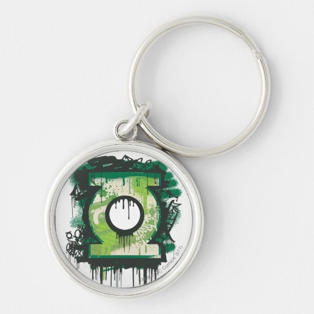 Green Lantern Graffiti Symbol Key Ring (Front)
