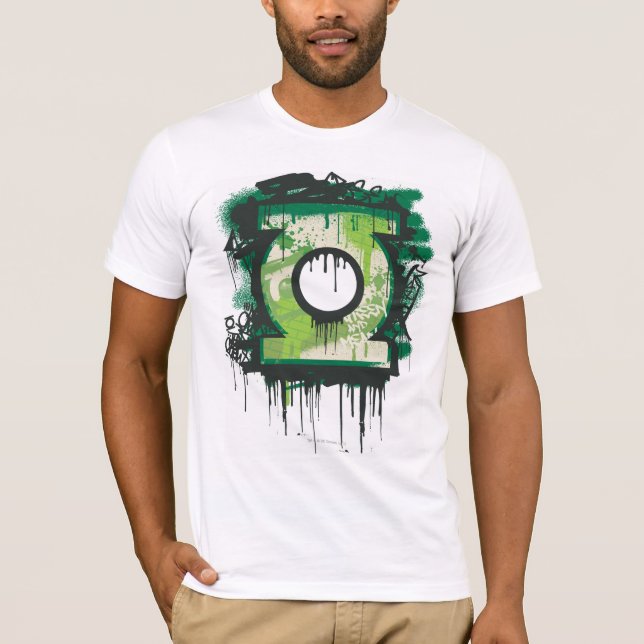 Green Lantern Graffiti Symbol T-Shirt (Front)