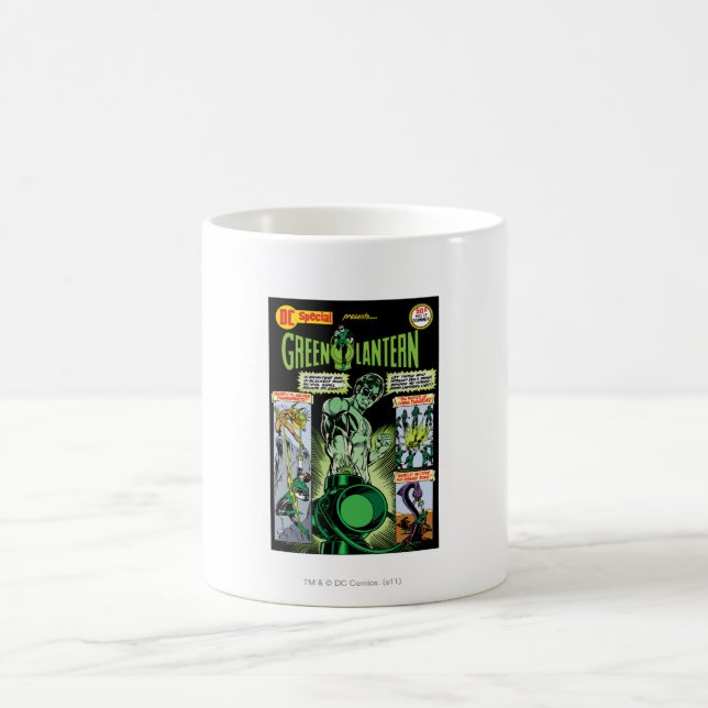 Green Lantern  - Green Shaded Comic Coffee Mug (Center)