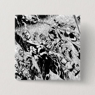 Green Lantern Group 15 Cm Square Badge