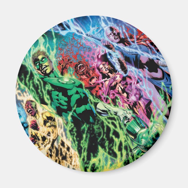 Green Lantern Group - Colour Magnet (Front)