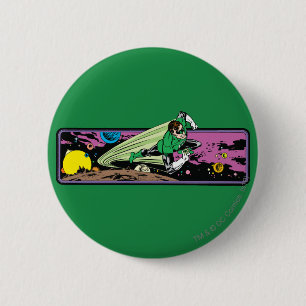Green Lantern in Space 6 Cm Round Badge