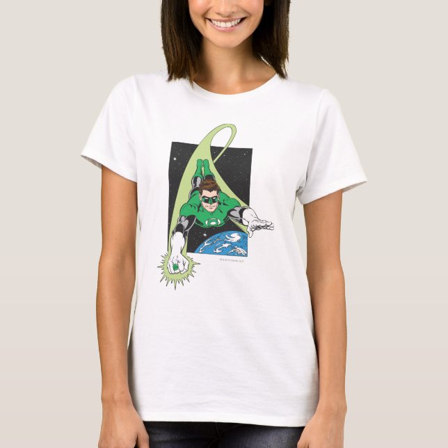 Green Lantern in Space T-Shirt (Front)