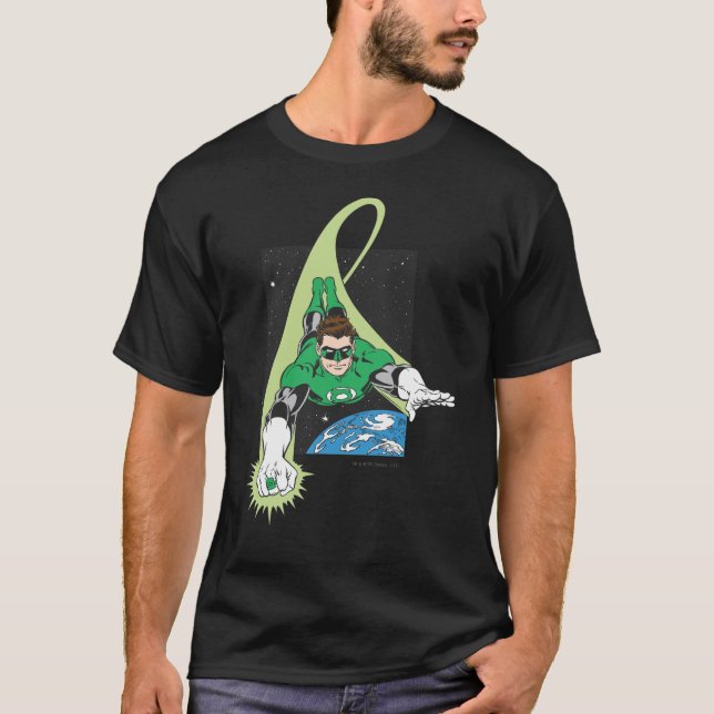 Green Lantern in Space T-Shirt (Front)