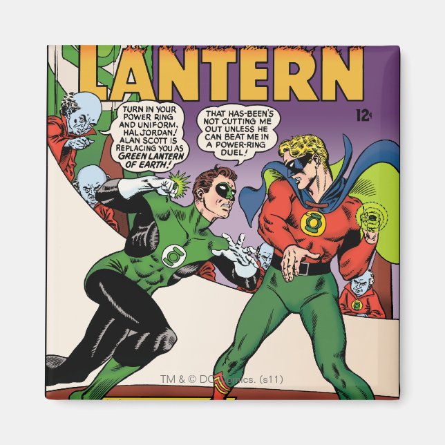Green Lantern in the ring Magnet (Front)