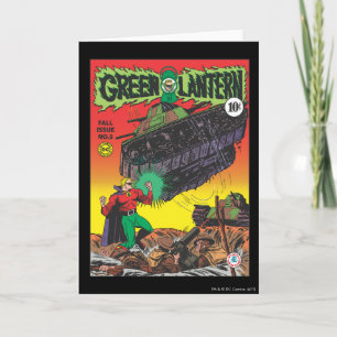 Green Lantern in the trenches Card