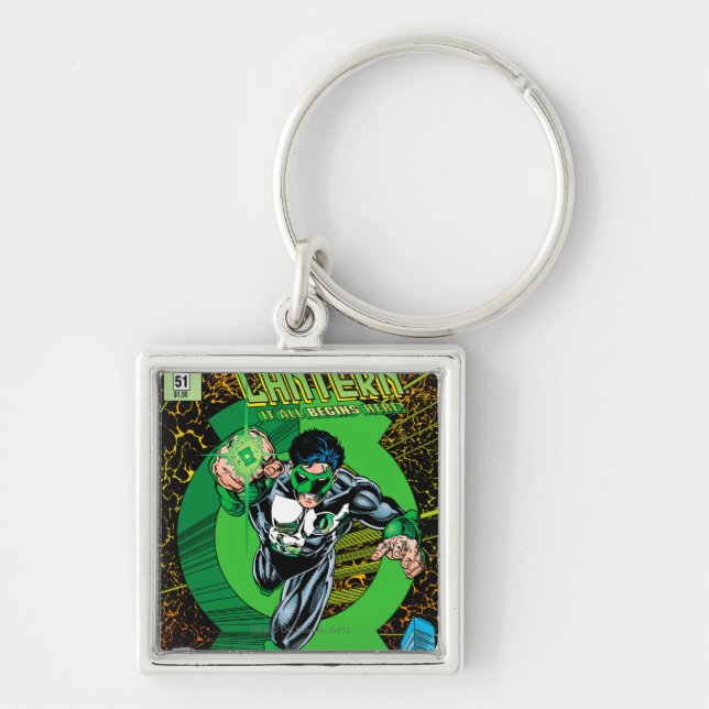 Green Lantern - It all begins here Key Ring (Front)