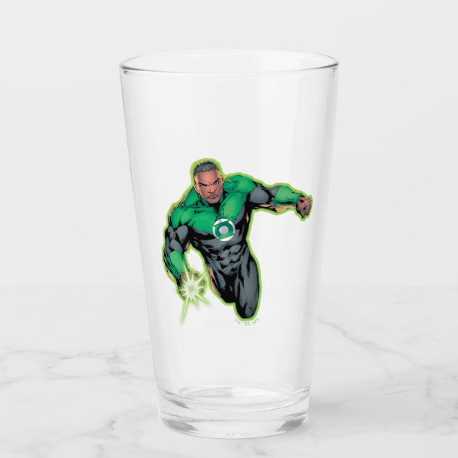 Green Lantern John Stewart Glass (Front)