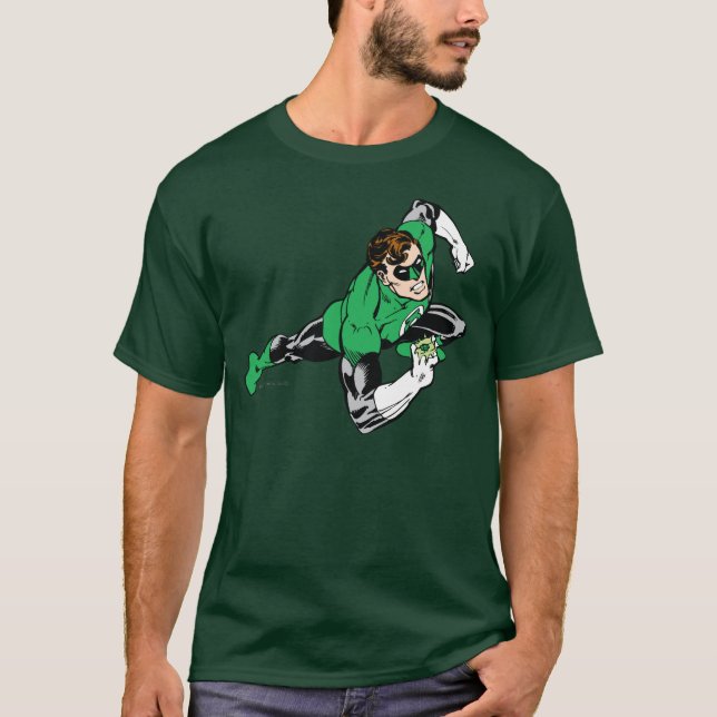 Green Lantern Leap Right T-Shirt (Front)