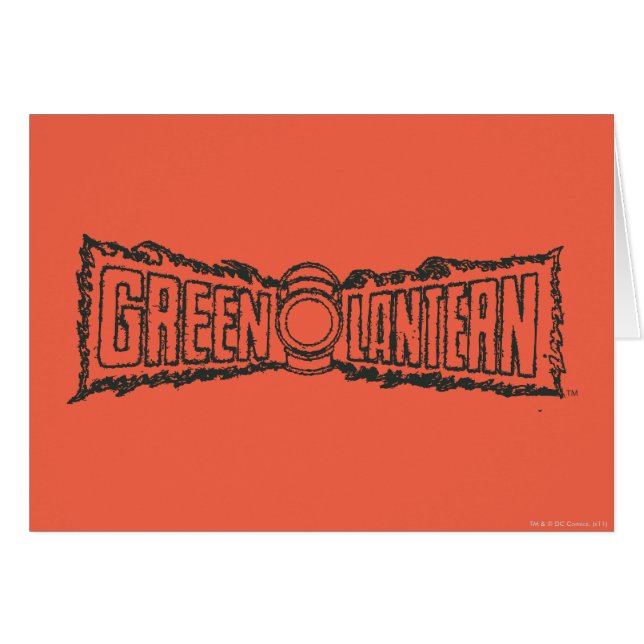 Green Lantern Letters BW (Front Horizontal)