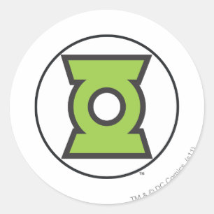 Green Lantern Logo 11 Classic Round Sticker