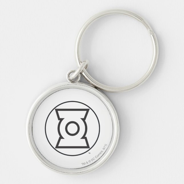 Green Lantern Logo 12 Key Ring (Front)