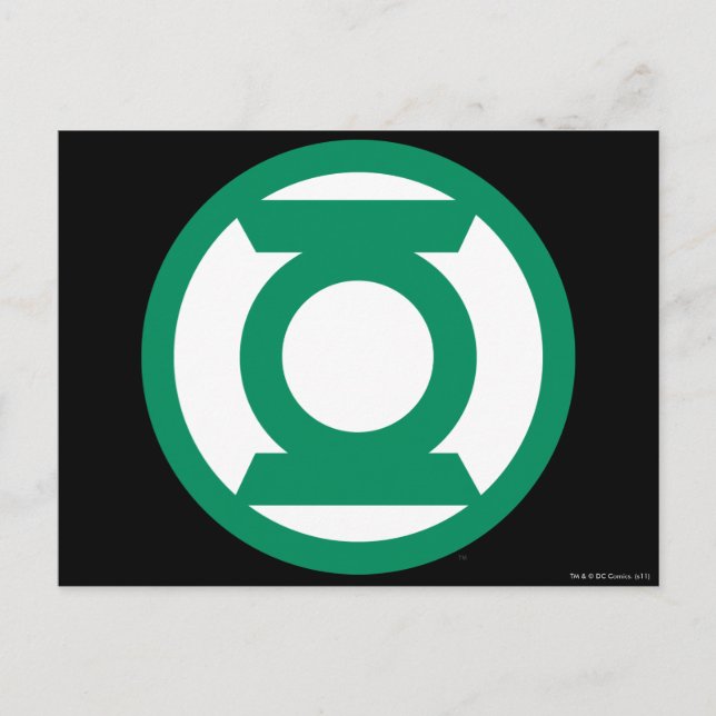 Green Lantern Logo 13 Postcard (Front)
