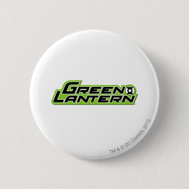 Green Lantern Logo 2 6 Cm Round Badge (Front)