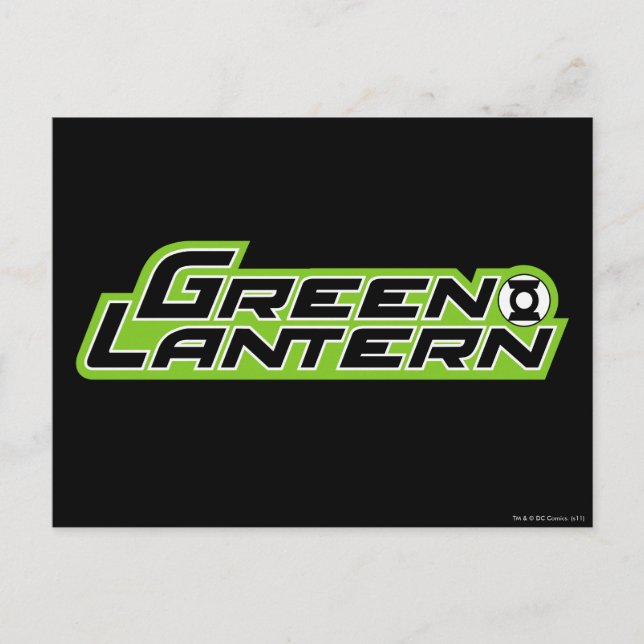 Green Lantern Logo 2 Postcard (Front)