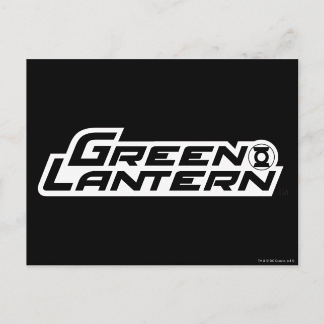 Green Lantern Logo 3 Postcard (Front)