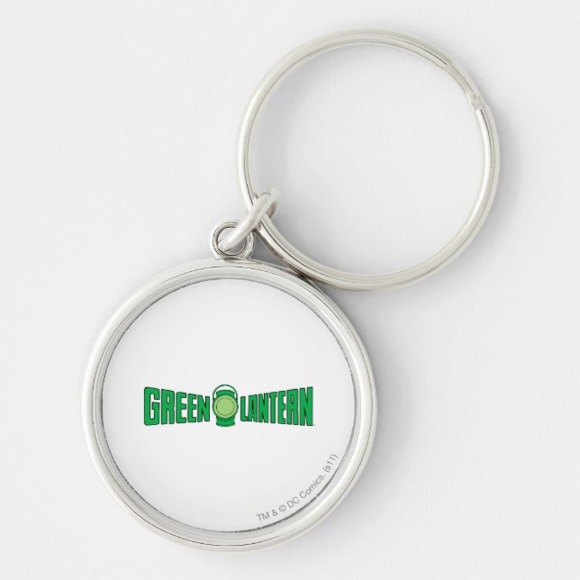 Green Lantern Logo 5 Key Ring (Front)