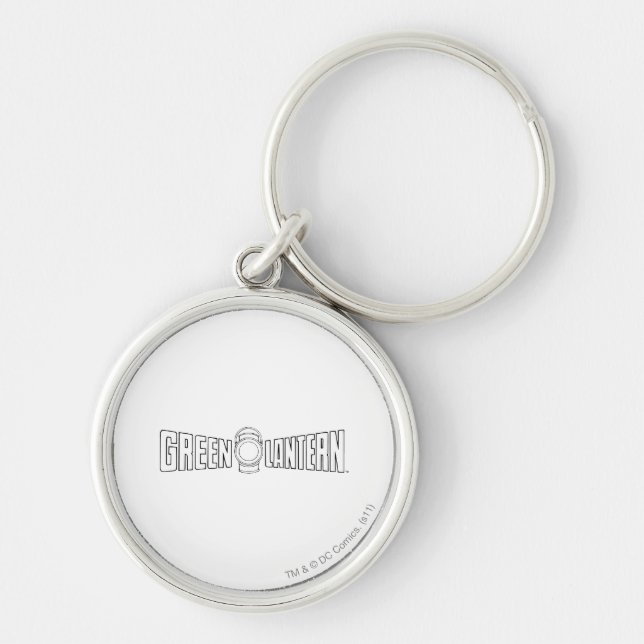 Green Lantern Logo 6 Key Ring (Front)