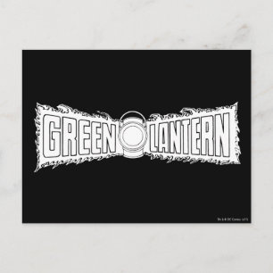 Green Lantern Logo 7 Postcard