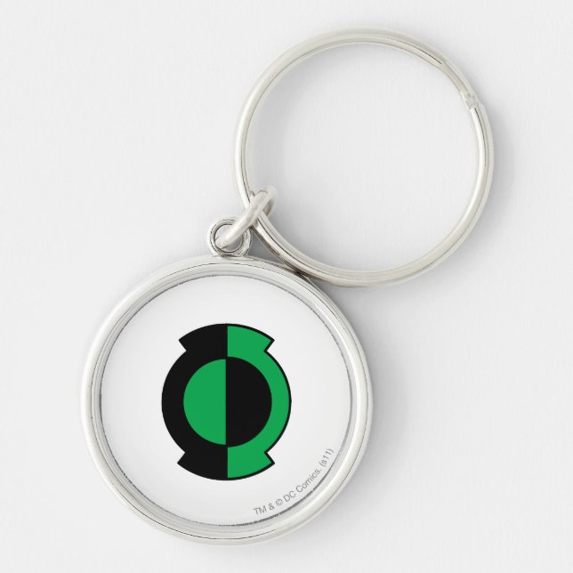 Green Lantern Logo Flipped Key Ring (Front)