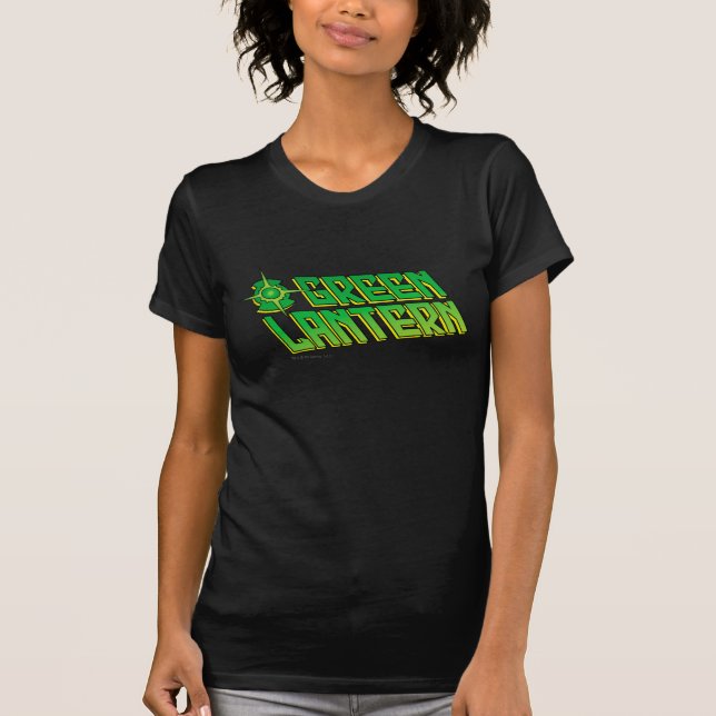 Green Lantern Logo - Slanted T-Shirt (Front)