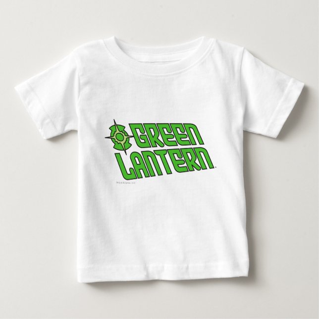 Green Lantern Logo Tilted Baby T-Shirt (Front)