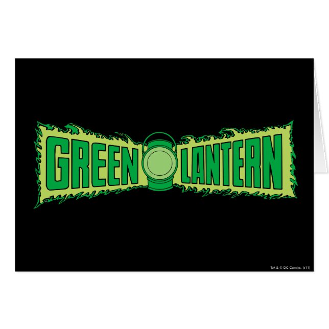 Green Lantern Logo with Lantern (Front Horizontal)