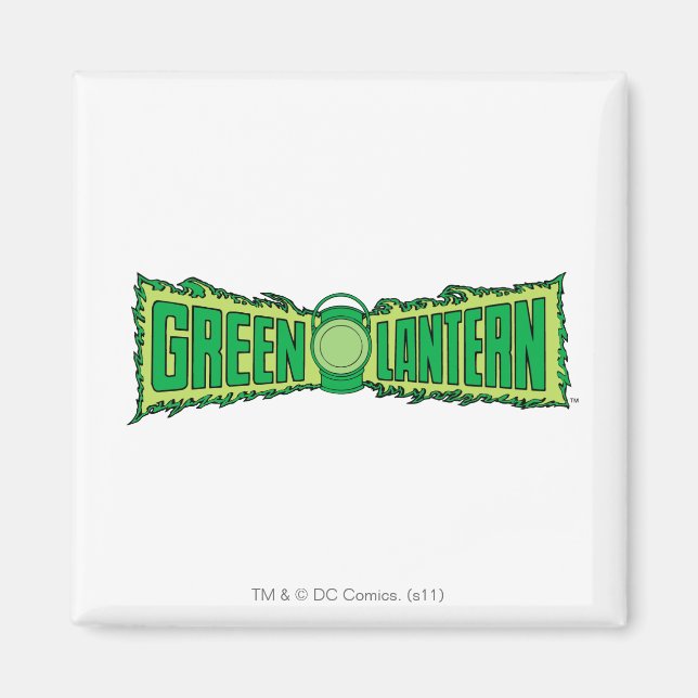 Green Lantern Logo with Lantern Magnet (Front)