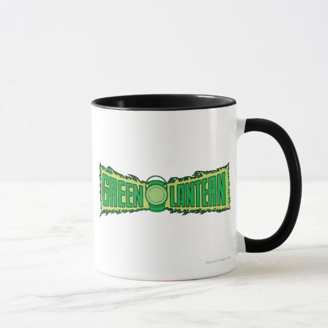 Green Lantern Logo with Lantern Mug (Right)