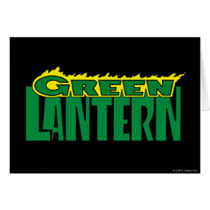 Green Lantern Logo - Yellow Flames