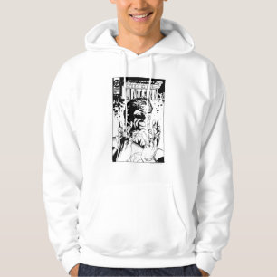 Green Lantern  - Many Rings, Black and White Hoodie