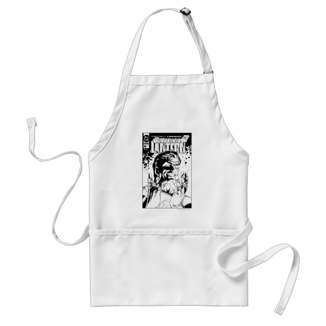 Green Lantern  - Many Rings, Black and White Standard Apron (Front)