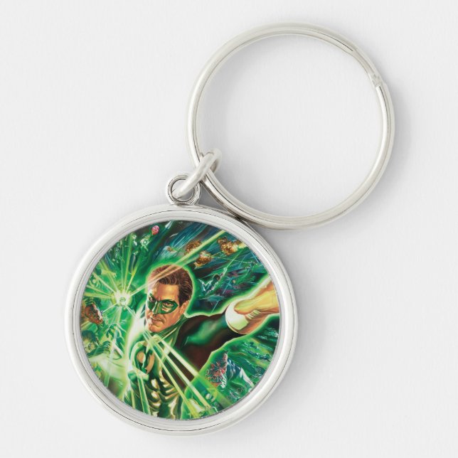 Green Lantern Painting Key Ring (Front)