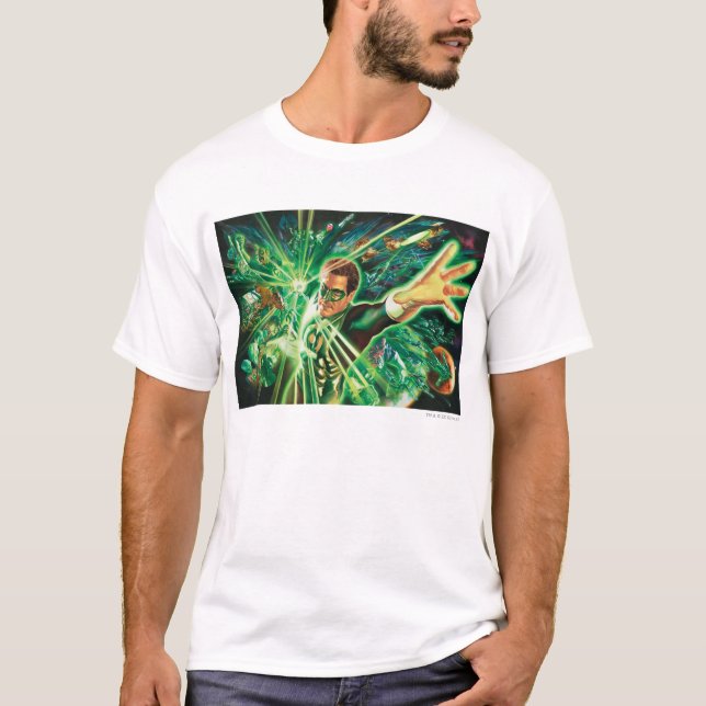 Green Lantern Painting T-Shirt (Front)
